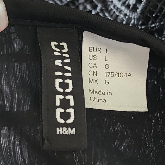 H&M Divided Black Lace Overlay Tank Dress - Picture 7 of 8